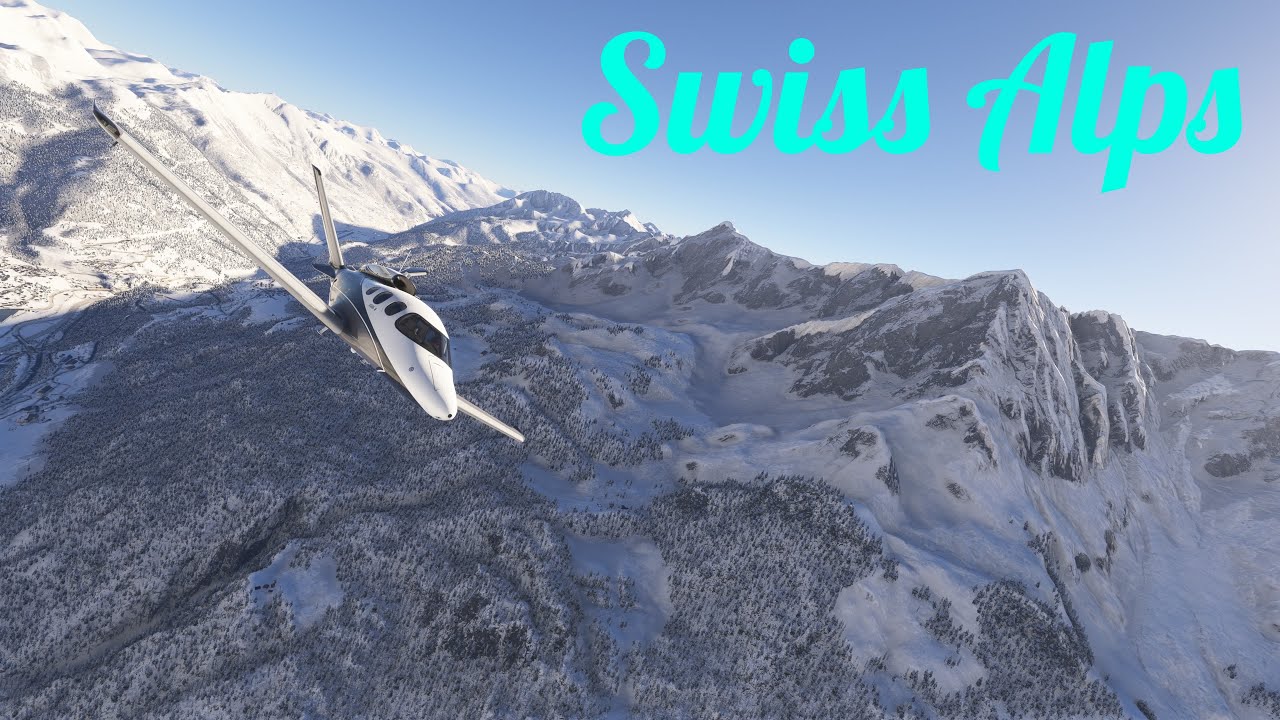 Swiss Alps | Calm Skies & Mountain Silence | MSFS 2024 PS5 
