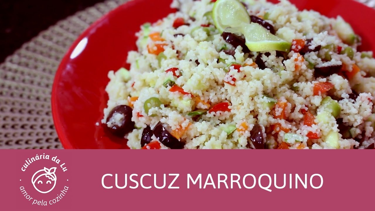 Cuscuz Marroquino - Culinária da Lu
