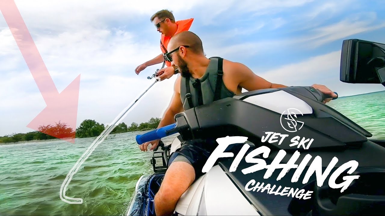 JETSKI FISHING RELAY CHALLENGE! ( 2 Vs 2 )