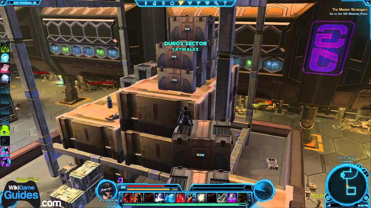 SWTOR Datacron Locations - Nar Shaddaa (Empire) (Aim +3, Strength +3, Presence +3, Cunning +3, Yellow Matrix Shard)