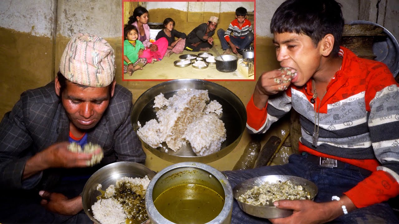 dharme brother's son cooks for all family members ||family of dharme brother in rural Nepal ||