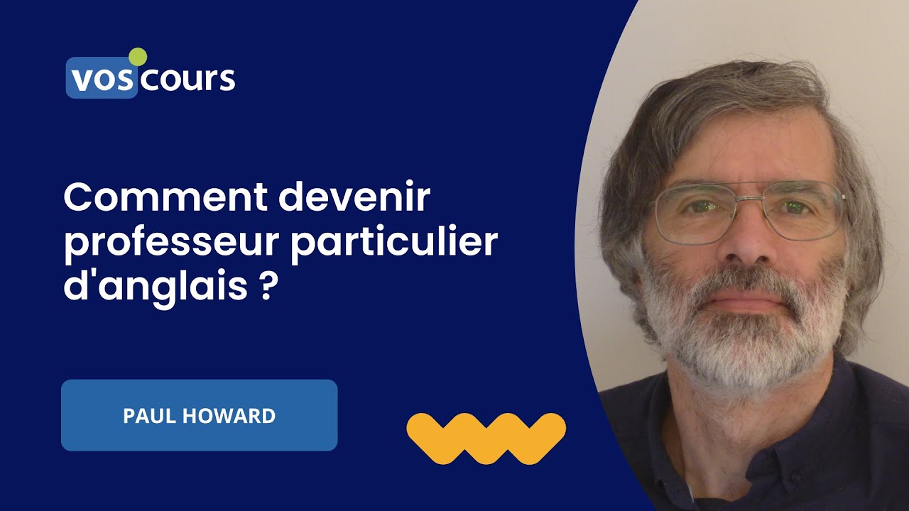 Comment devenir prof particulier d'anglais ?