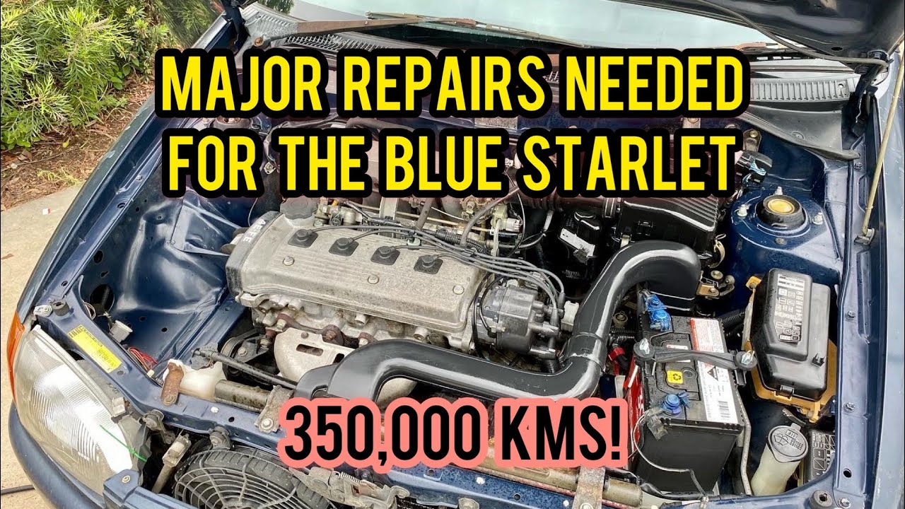 Major Repairs Needed For My Blue EP91 Toyota Starlet | 350,000 kms!
