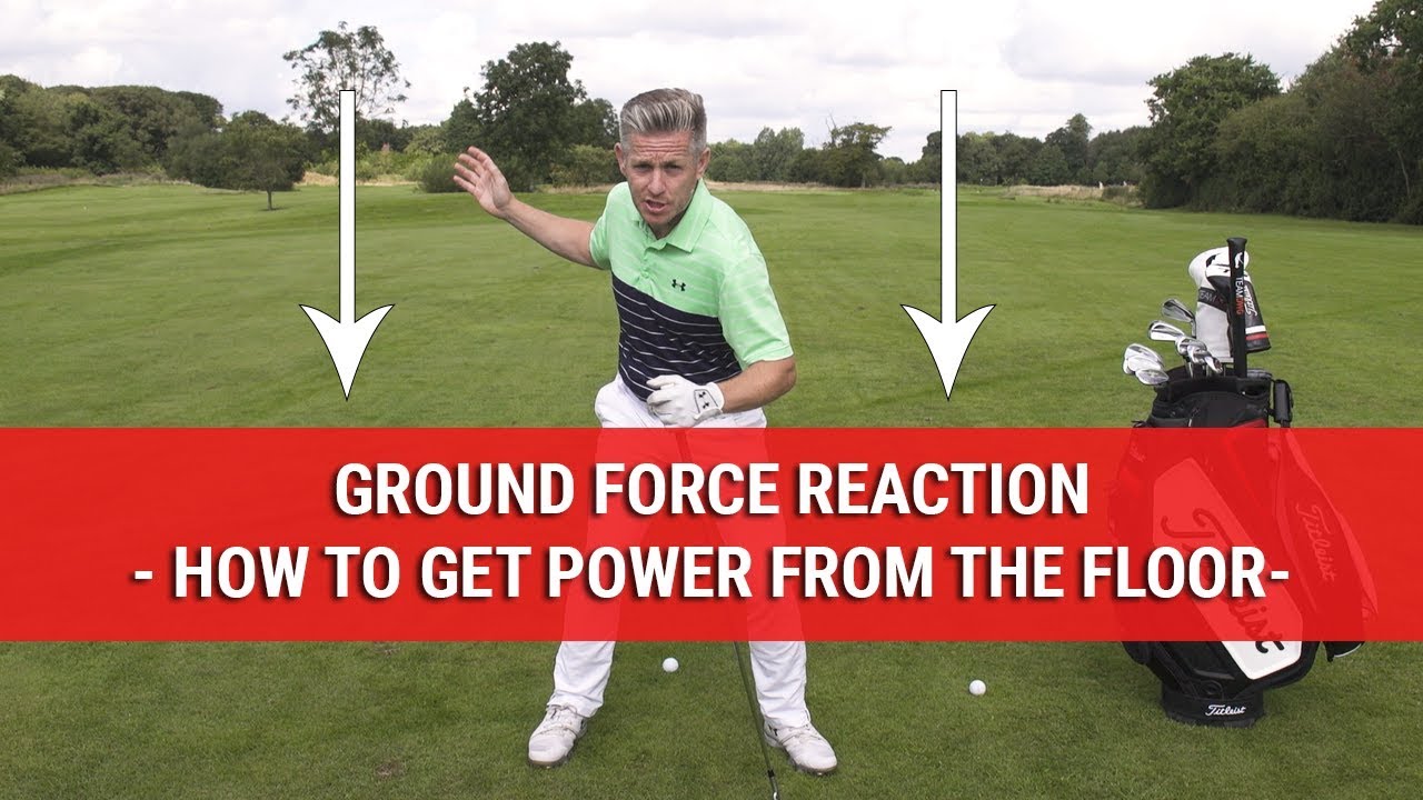 Ground Force Reaction - How To Get Power From The Floor - Golf Swing Tips - DWG