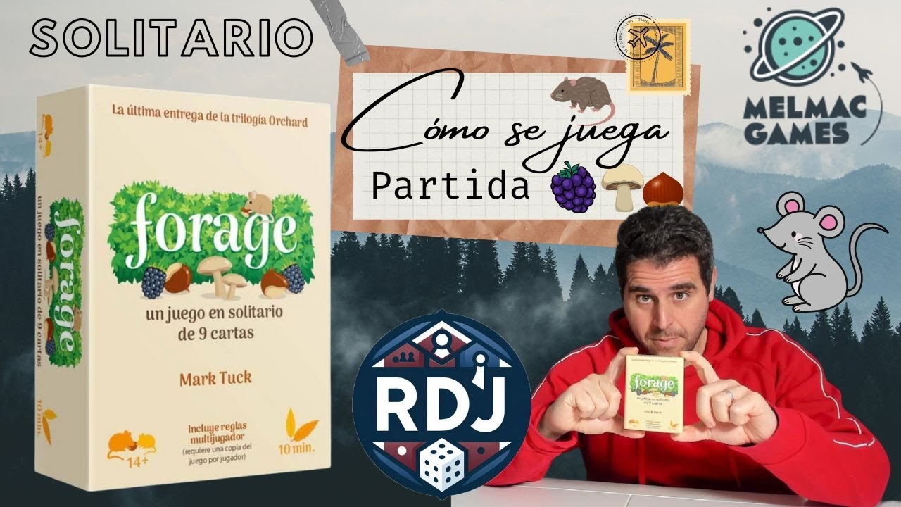 FORAGE VídeoReseña y Partida en solitario (RDJ)