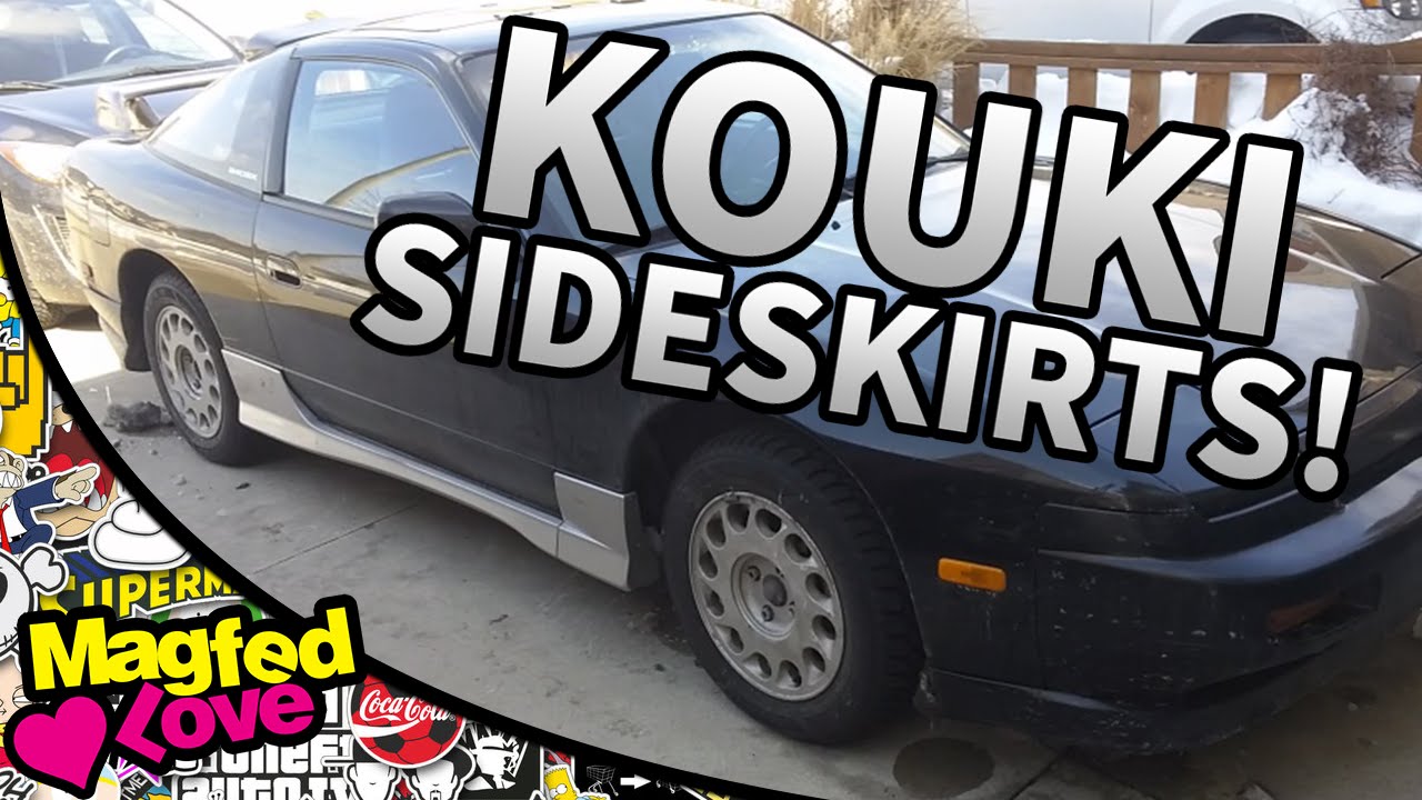 My 240sx Gets Type X Side Skirts!
