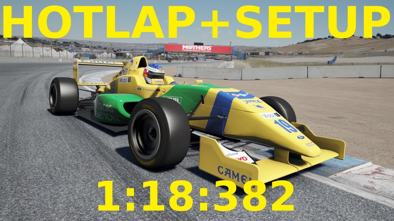 Assetto Corsa | Tatuus FA01 | Laguna Seca 1:18:382 WORLD RECORD