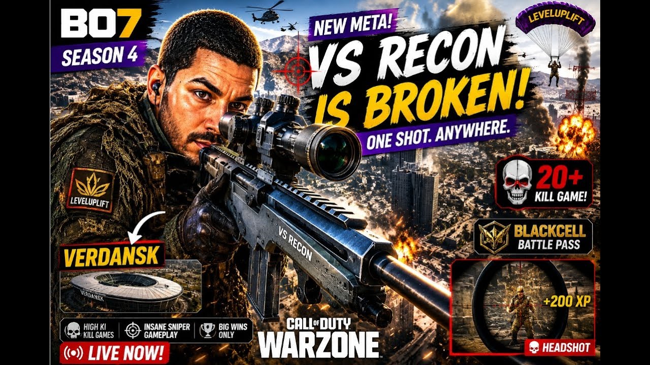 SEASON 4 IS INSANE!🔫🎮🔫 COD BO7 VS RECON META IS BROKEN IN Warzone😳💥💯
