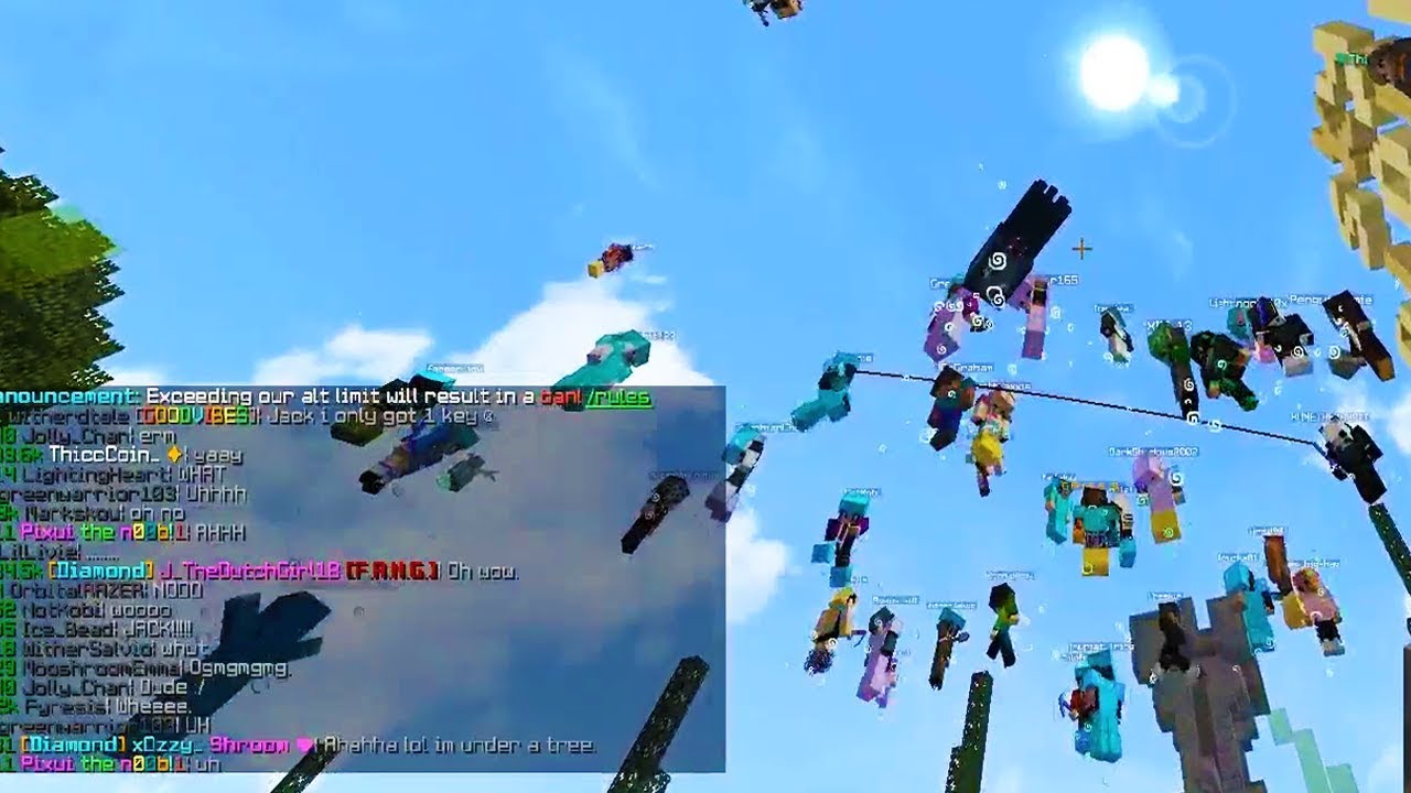 MINECRAFT SERVER TROLLING - /spawn is not safe