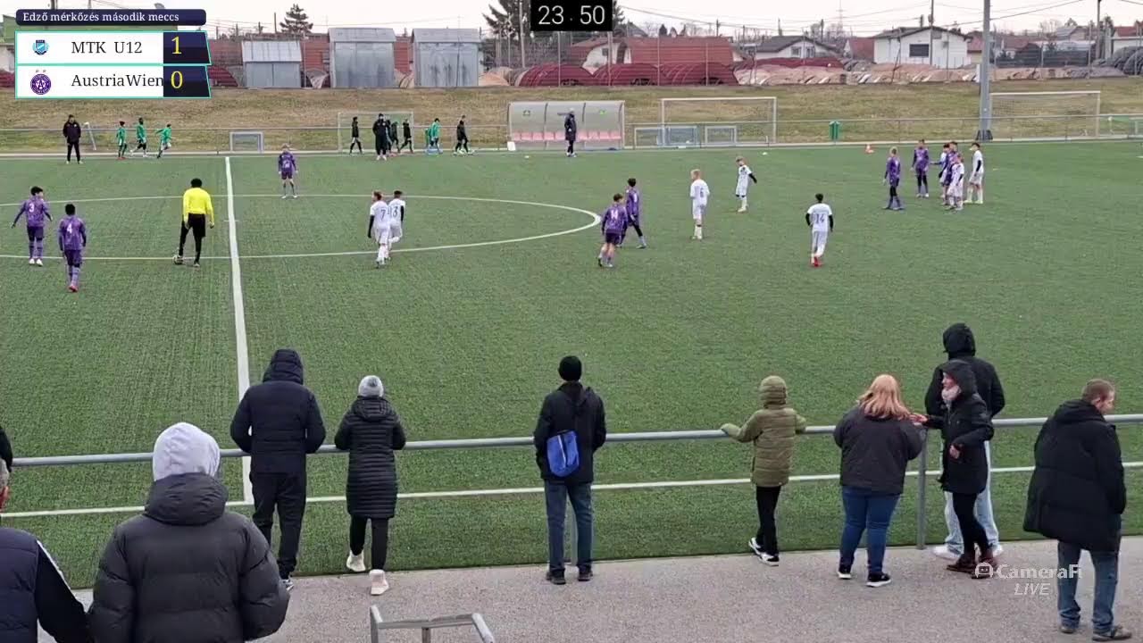 2026.02.14. MTK U12 -Austria Wien U12    edző meccs második találkozó