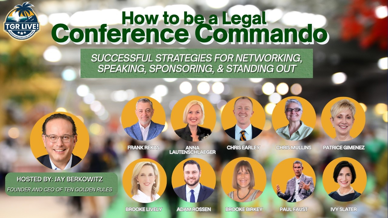 How to be a Legal Conference Commando