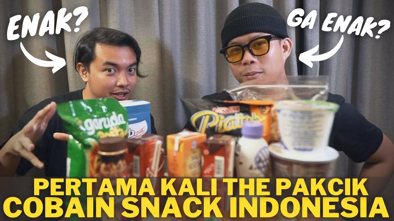 WKWK! JUJUR AJA GAIS! THE PAKCIK COBA SEMUA CEMILAN KHAS INDONESIA! ADA YANG ENAK, ADA YANG GA ENAK!