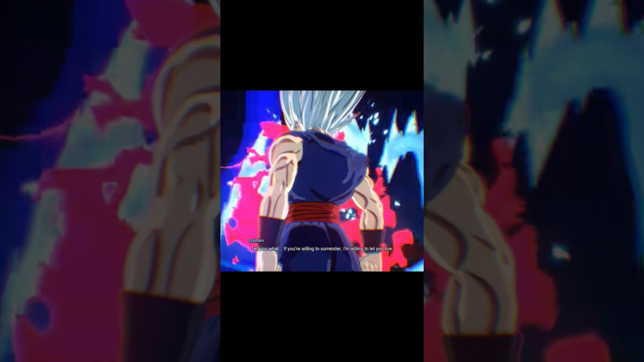 Beast Gohan & Imperfect cell Interaction - Dragonball Sparking Zero 