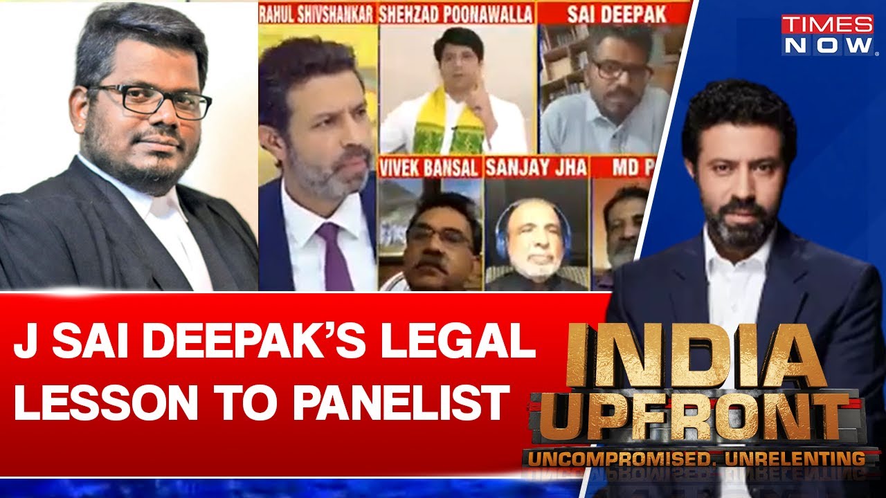J Sai Deepak Gives Legal Lesson To Fellow Panelist As He Explains Contempt Of Court To Him