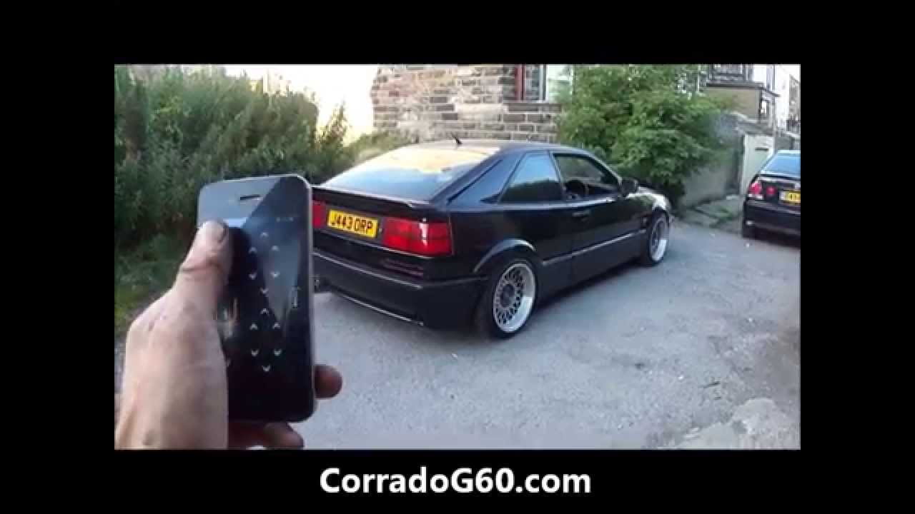 Vw Corrado G60 Air Ride. Accuair E-Level, I-Level, Airlift. iPhone.