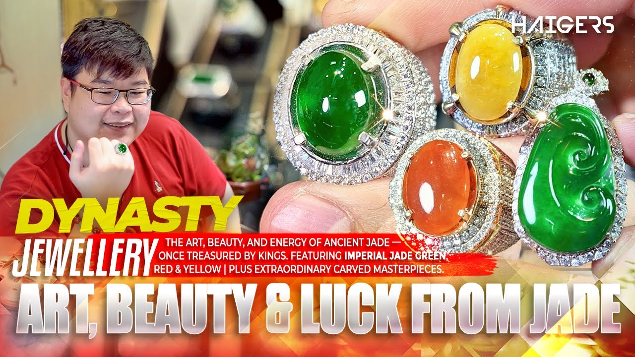 DYNASTY JEWEL & HAIGERS Promo GOKIL! 🔥 Imperial Jade, Red–Yellow Jade & BONUS Ring Gold Diamond 💎