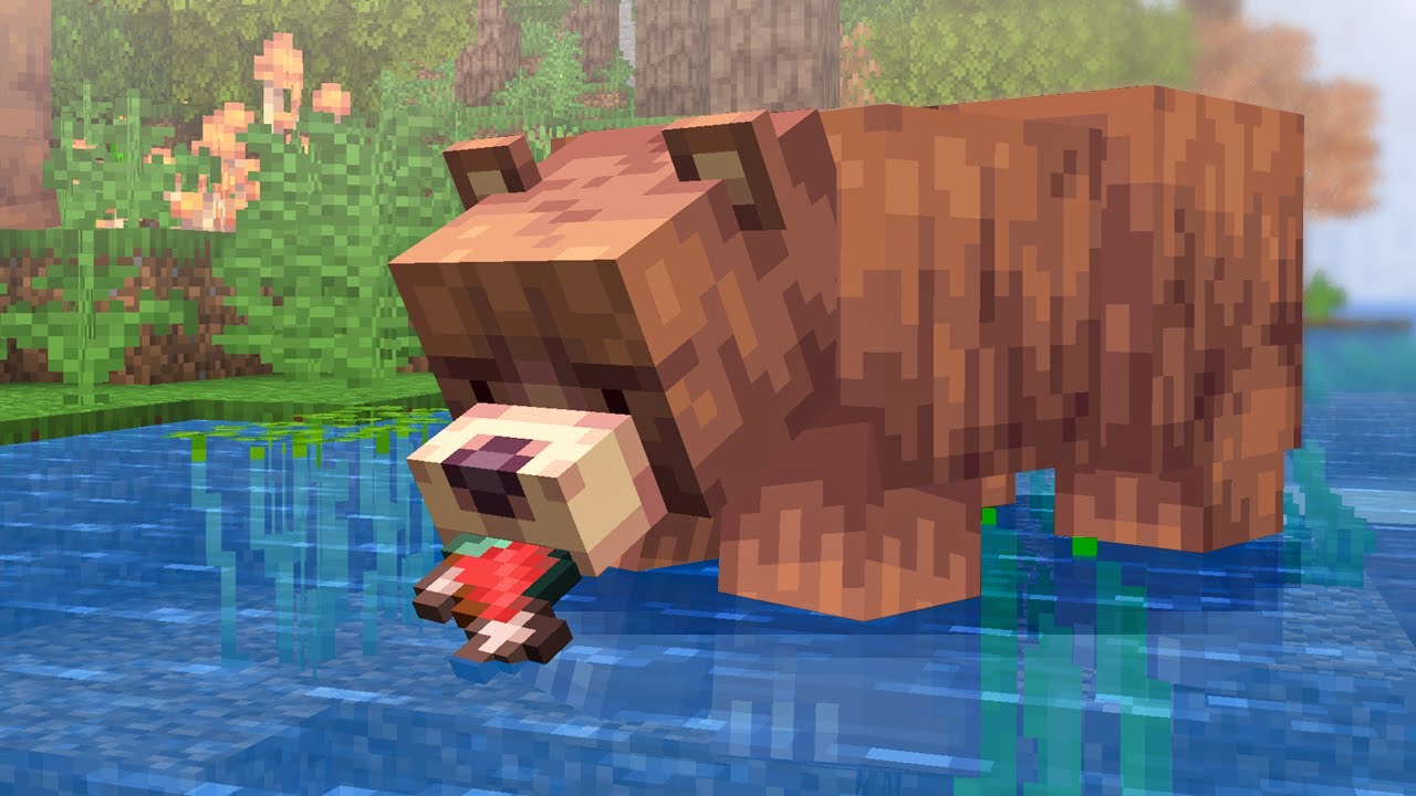 В Minecraft теперь есть медведи гризли?