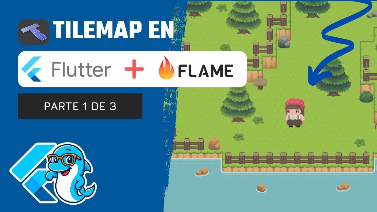 Tilemap en Flutter + Flame 🔥🗺️ | Parte 1: Crea tu mapa en Tiled y muéstralo en el juego 😎