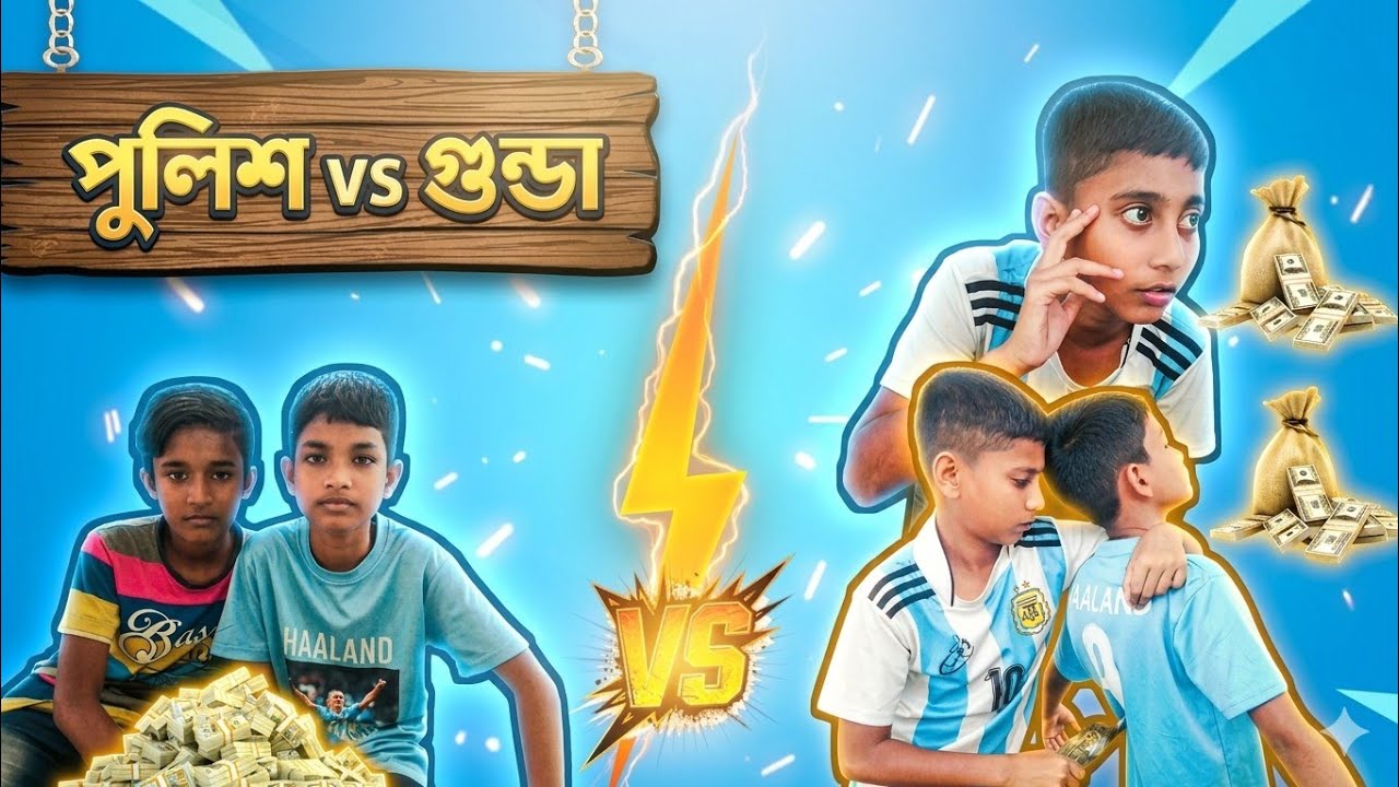  পুলিশ আর গুন্ডাদের মজার লড়াই 🤣 শেষ পর্যন্ত কে ধরা পড়লো জানলে আপনি অবাক  ভিডিওটা শেষ পর্যন্ত দেখুন