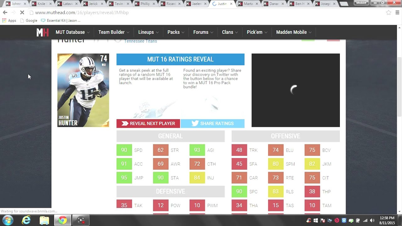 MUT 16 Gold Gems and their elite comparisons