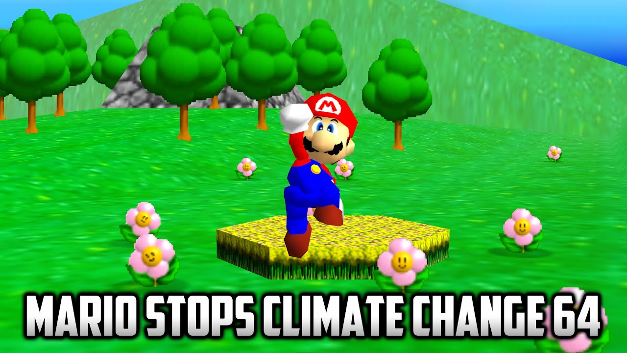 ⭐ Super Mario 64 - Mario Stops Climate Change 64