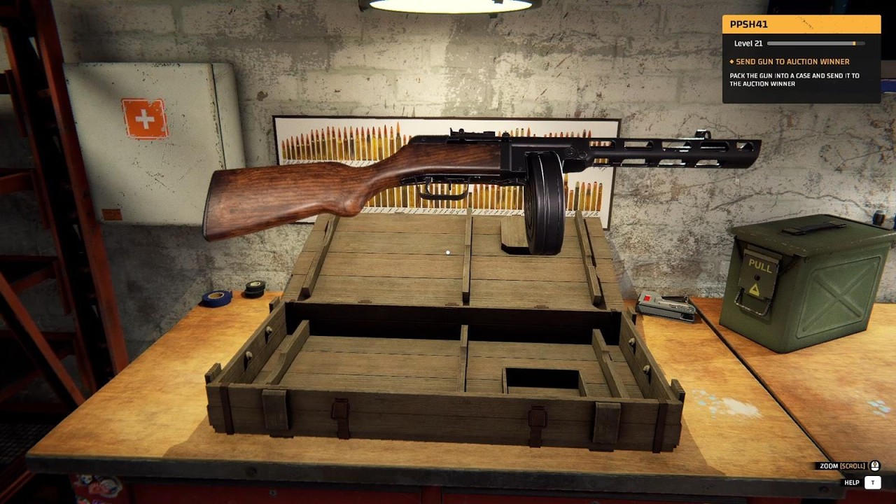 PPSH41 SMG restoration with music ASMR