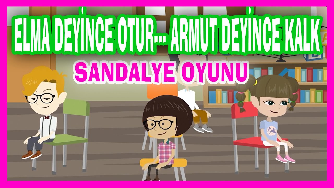 ELMA ARMUT OYUNU | &Ccedil;ocuklar İ&ccedil;in Sandalye Oyunu | Okul &Ouml;ncesi Etkinlikler | Burak Onurlu | 2021