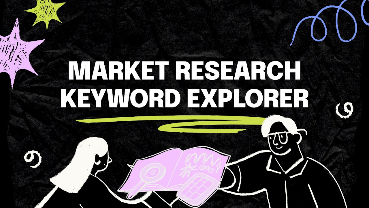 24.MARKET RESEARCH using  Keyword explorer