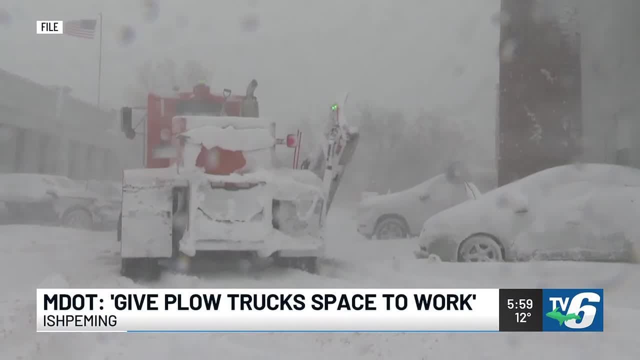 MDOT shares tips to stay safe around plow trucks