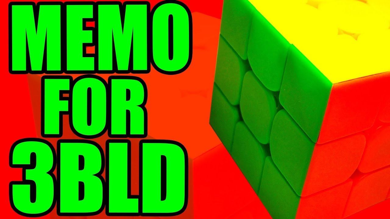How to Memorize Fast For 3x3 Blindfolded!!!