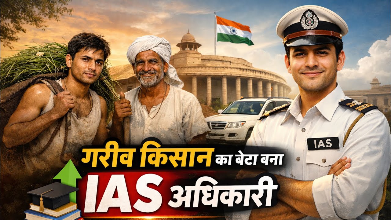  📈गरीब किसान का बेटा बना आईएएस 😱1m views 