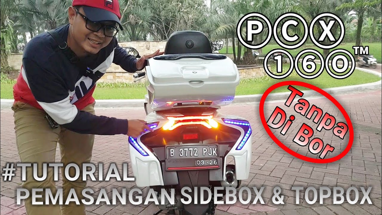 Руководство по установке бокового и верхнего короба PCX 160 | Без сверления