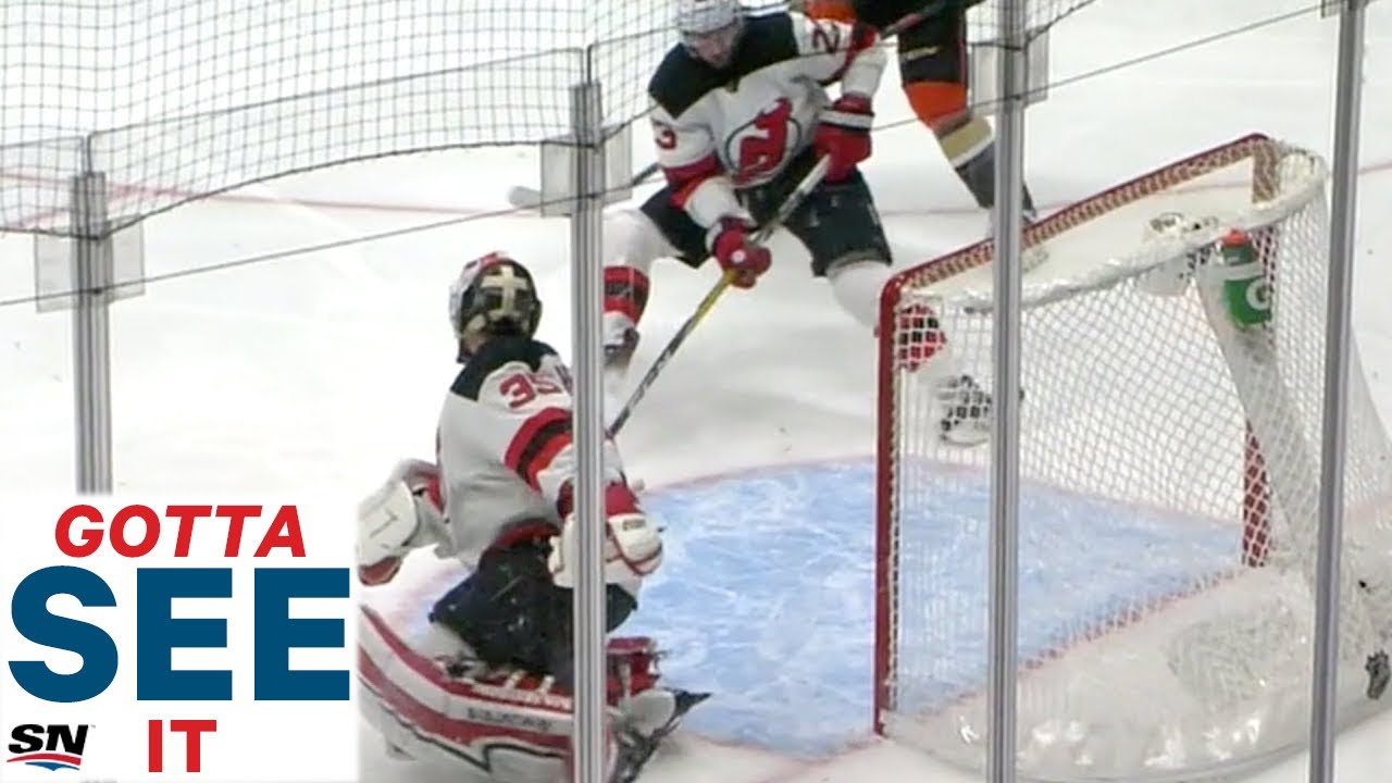 GOTTA SEE IT: New Jersey Devils Score THREE OWN GOALS! vs. Anaheim Ducks