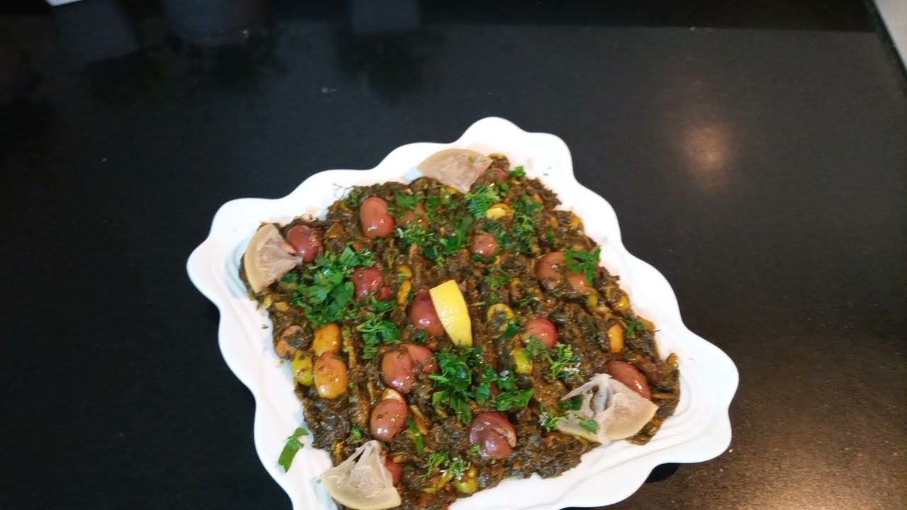 les épinards marocains السبانخ على الطريقة المغربية من ألذ ما يكون 😋😍👌