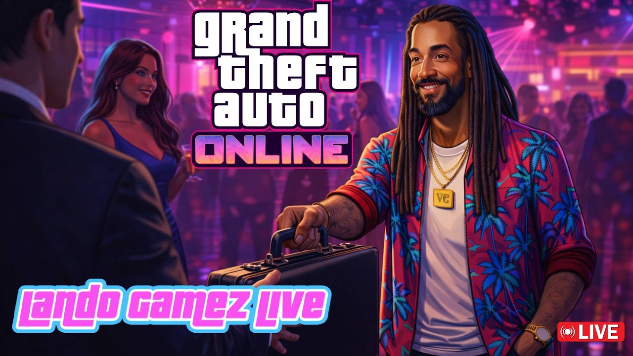 🔴LIVE🔴💰LANDO IS BACK N READY TO VISIT VICE CITY! [GRAND THEFT AUTO ONLINE] @RockstarGames #gtaonline