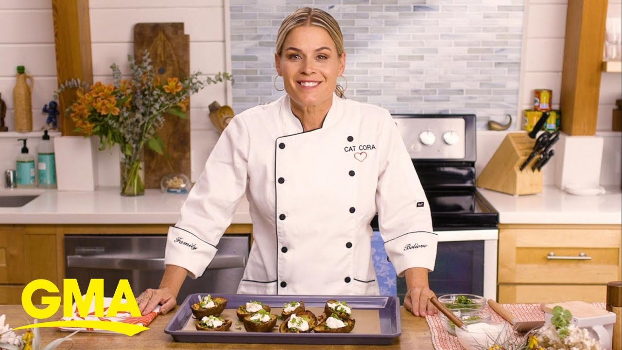 Follow this easy recipe to make T.G.I.Friday’s delicious Loaded Potato Skins at home l GMA