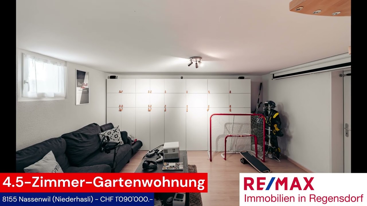 4.5-Zimmer-Gartenwohnung in Nassenwil
