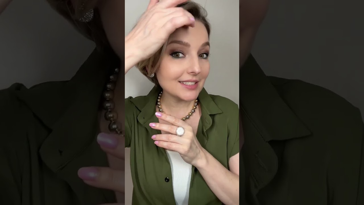 Серьги с россыпью цирконов