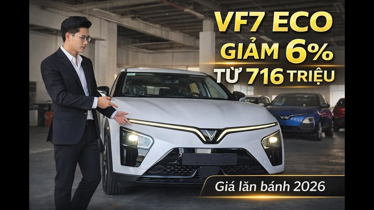 (Vinfast #24) :🔥Review Báo Giá Chi Tiết Xe điện SUV hạng C – VF7 Eco Giảm Sâu 2026 Cực Đáng Sở Hữu