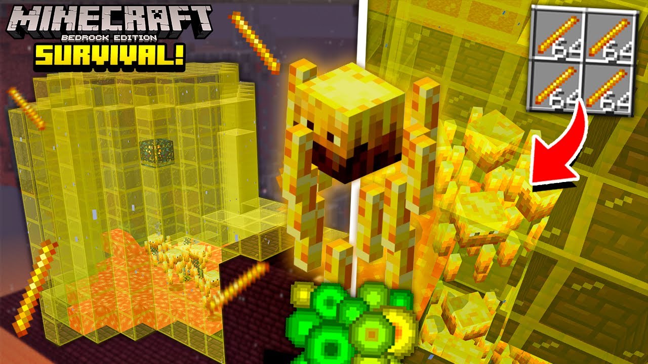 FARM de BLAZE e XP! - Minecraft Bedrock Survival (#21)