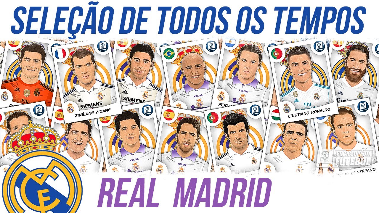 Seleção de TODOS OS TEMPOS do REAL MADRID