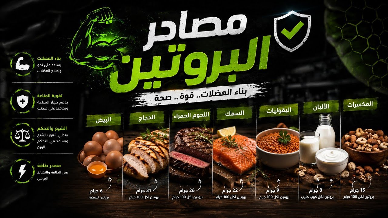 💪 البروتين ده أرخص من الواي… وبيكبر العضلة أسرع!