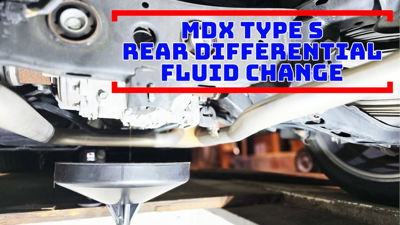 Acura MDX | Rear Differential Fluid Change