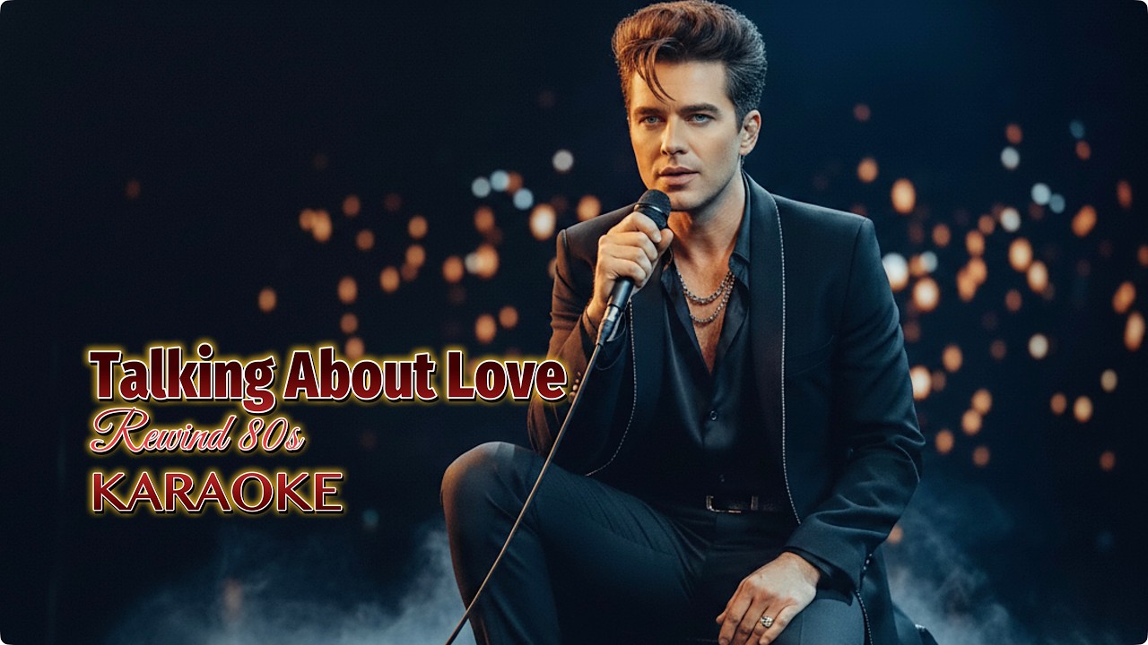 KARAOKE | 💖 Talking About Love | 80s Slow Rock Power Ballad of Romance & Longing Tonight ✨🎸