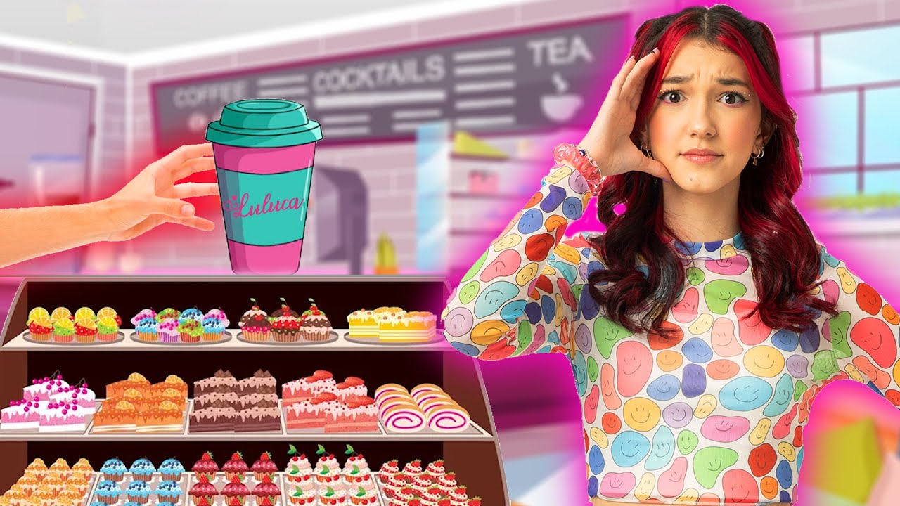 TEM LADRÃO NA NOSSA CAFETERIA (Coffee Stack) | Família Luluca