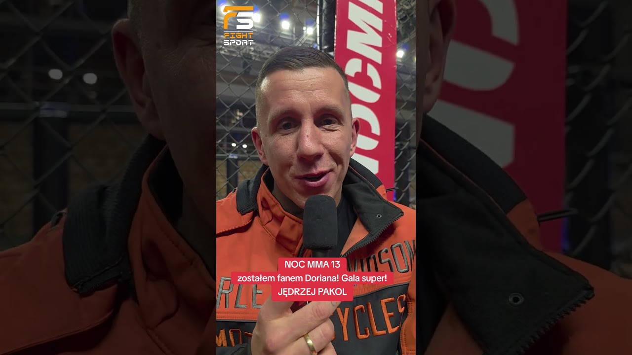 JĘDRZEJ GROMADOWSKI ZNANY JAKO PAKOL PODSUMOWAŁ WYDARZENIA NA NOC MMA 13