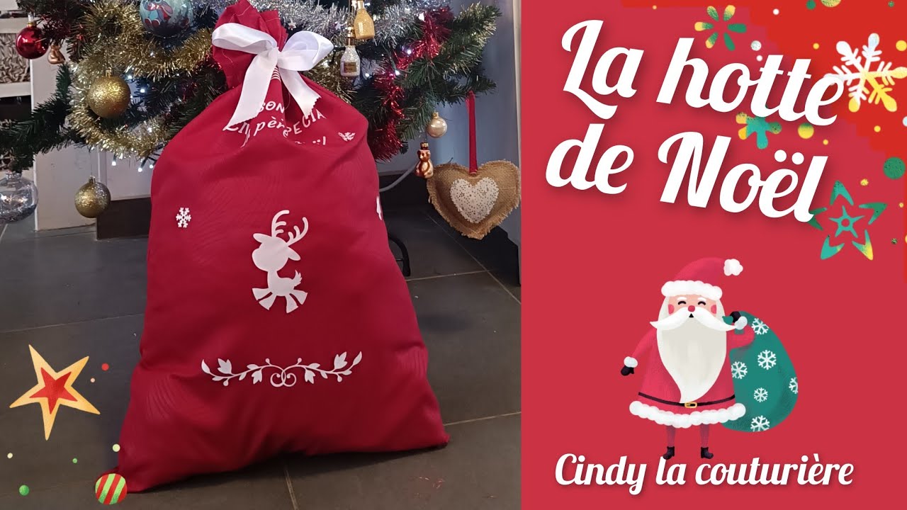 #diy #tuto #couture : La hotte de Noël   ~ #cindylacouturiere