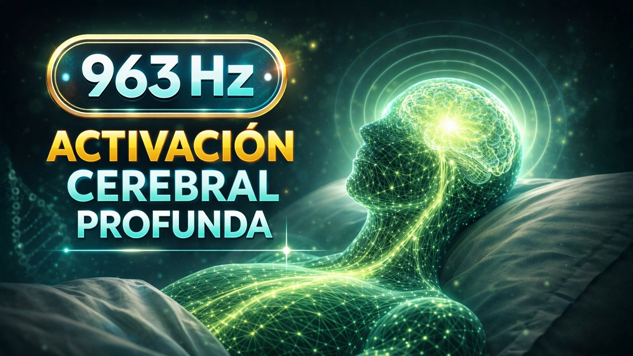 963 Hz Sincronización Neural Nocturna | Alineación Cerebral y Sueño Profundo
