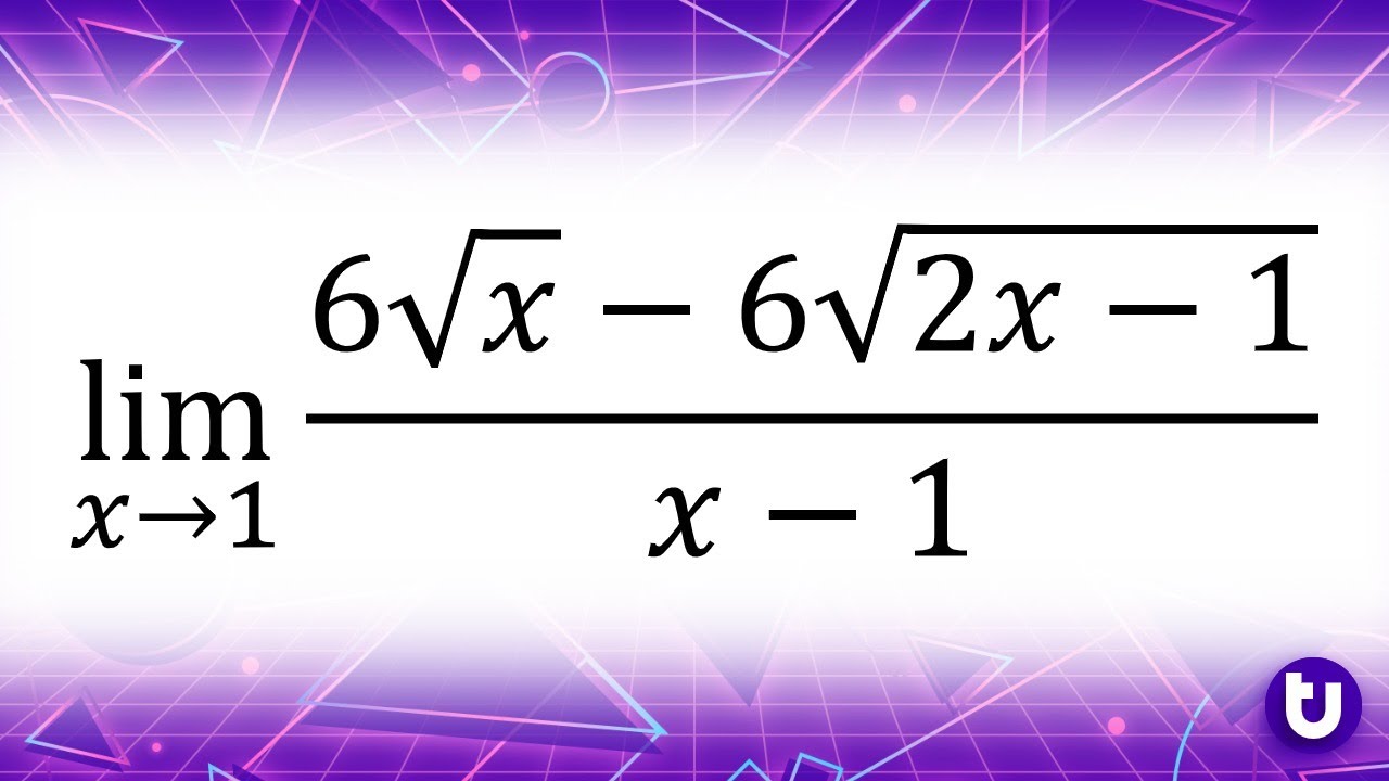 Límites Con Indeterminación 0/0 Método del Conjugado y Factorización | Ejercicio Resuelto 020