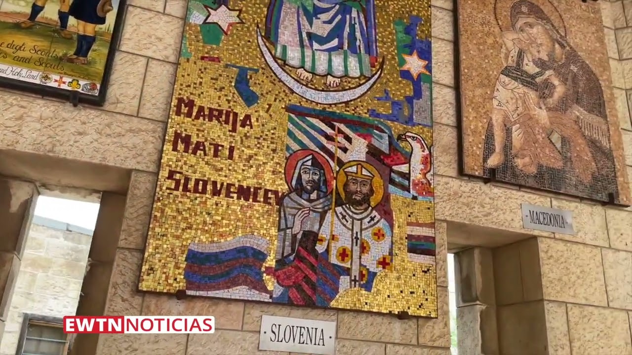 Así se ve en la actualidad la casa de la Virgen María en Nazaret